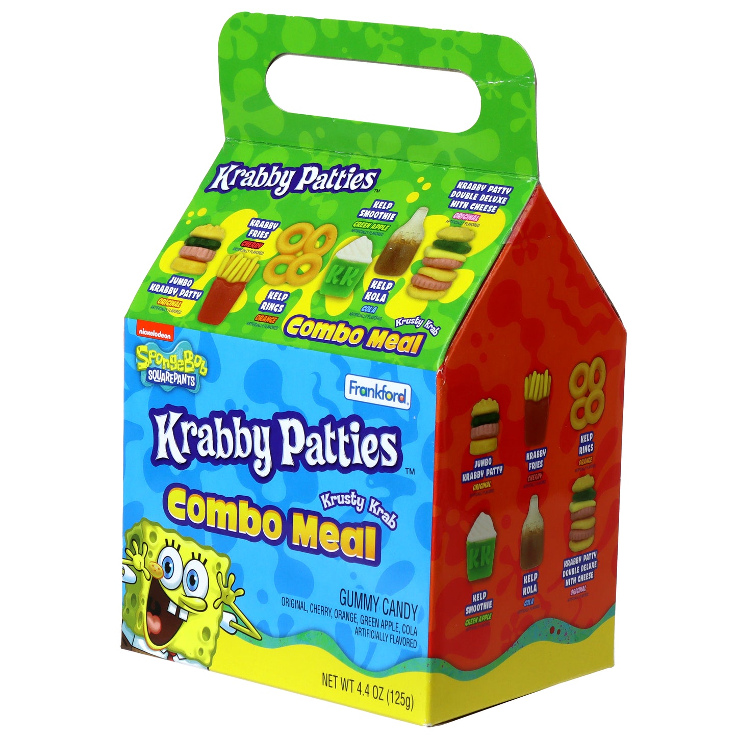 SpongeBob SquarePants Krabby Patties Gummy Candy Combo Meal