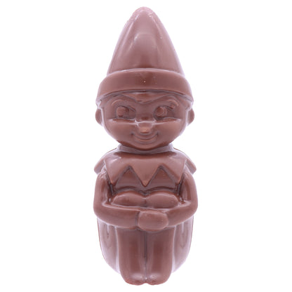 Unwrapped individual elf on the shelf shaped hot chocolate BOMB®