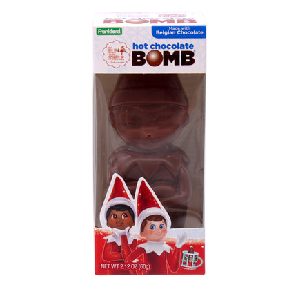 Front of individual elf on the shelf hot chocolate BOMB®