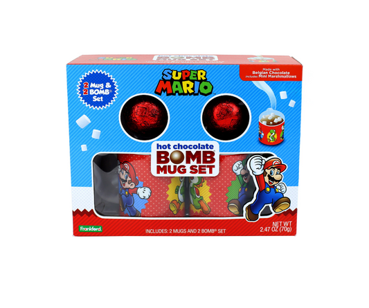 Mario Hot Chocolate BOMB®  Mug 2 Pack Gift Set