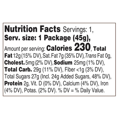 Nutrition facts