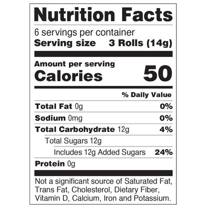 Nutrition facts